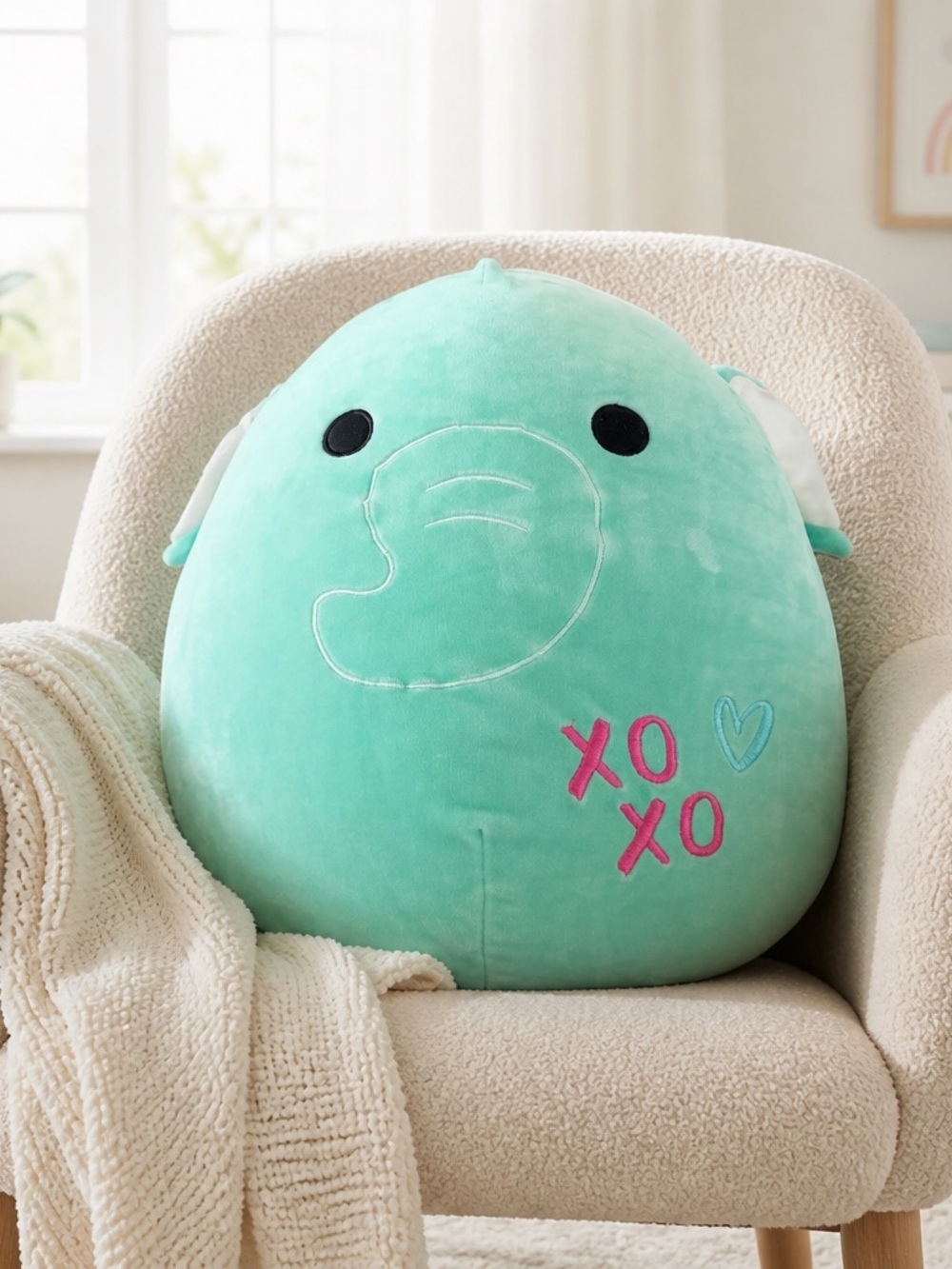 Diego The Elephant 20” Squishmallow Stuffed Toy - Pillow
